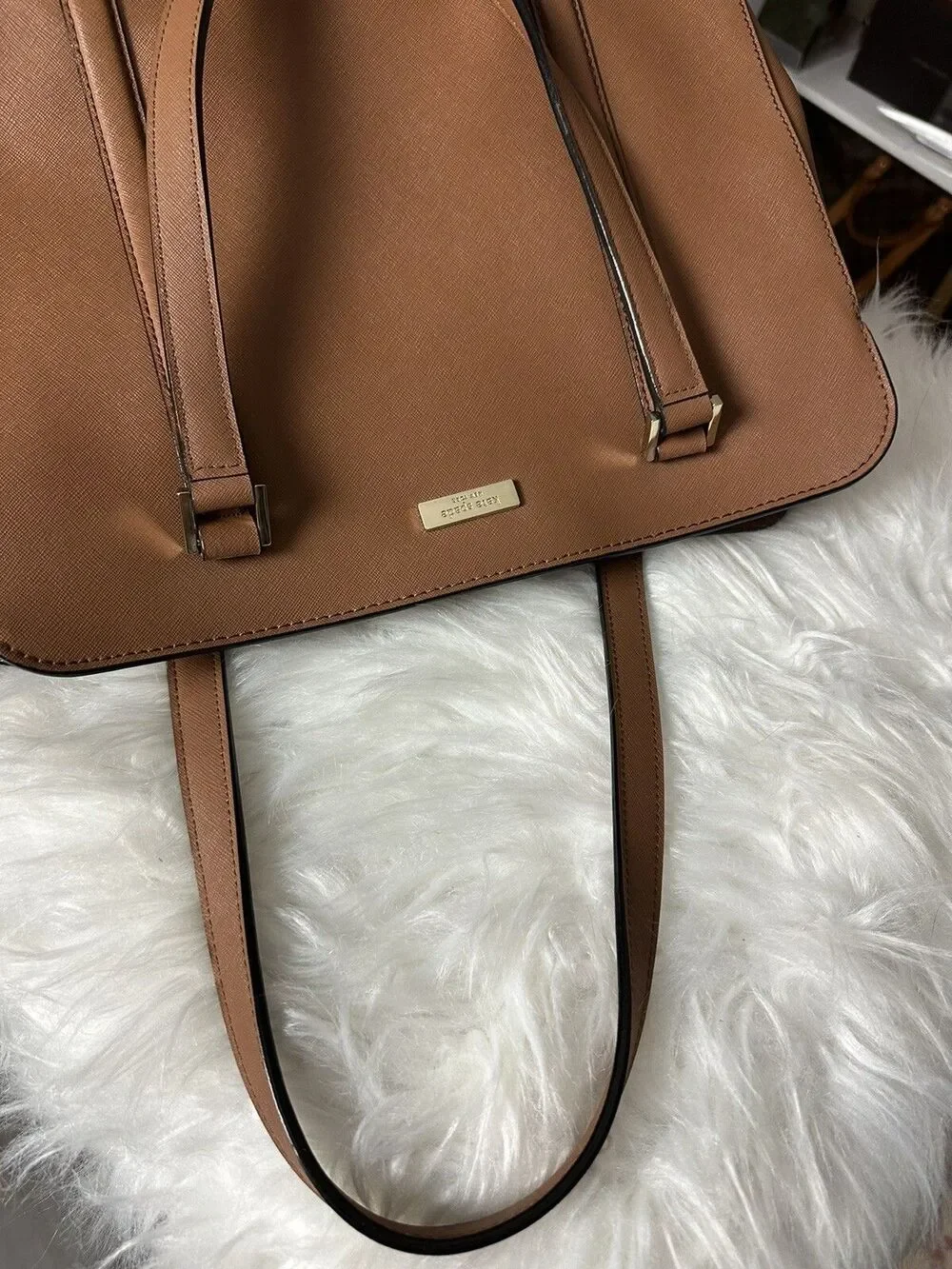 KATE SPADE NEWBURY LANE MILES TOASTED ALMOND Large Tote